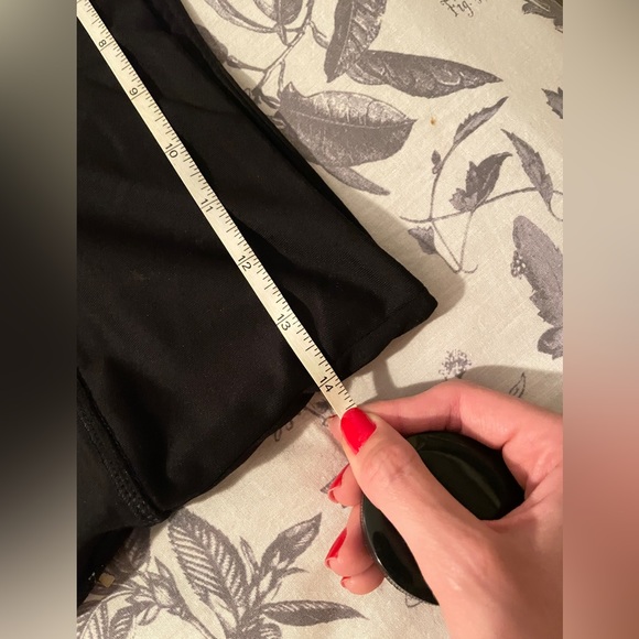 PINK Victoria's Secret Black High Waist Leggings Side Mesh Panel Size Large - Picture 6 of 10